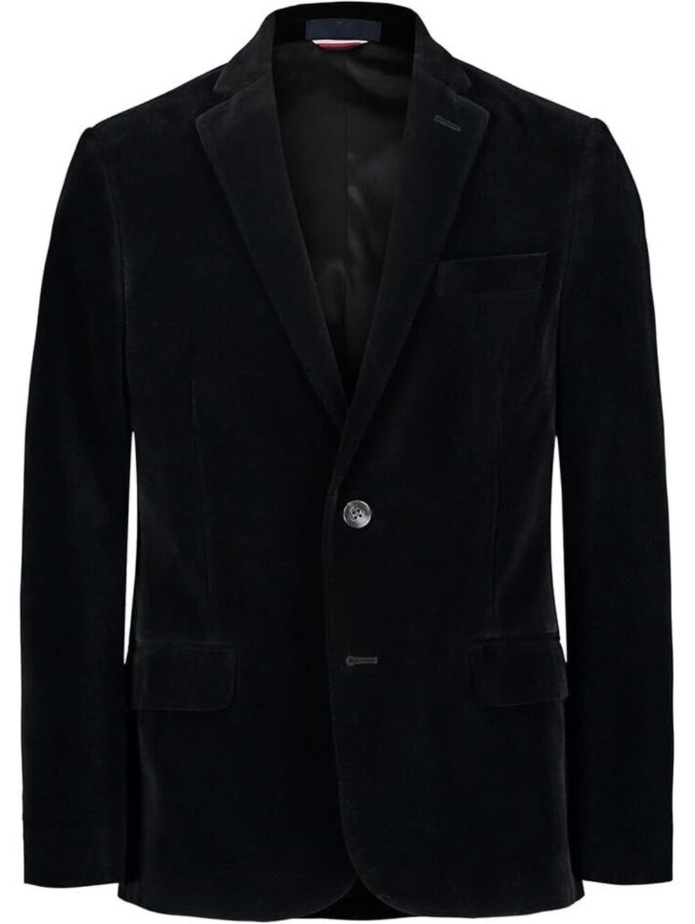 Tommy Hilfiger Boys' Blazer Suit Jacket Button Closure Notch Lapel Black 14 K142